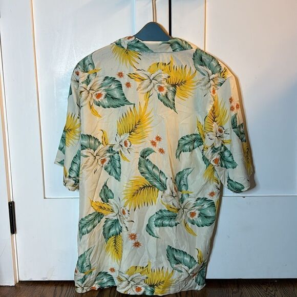 Pacific and Co Hawaiian Shirt Flowers Short Sleeve Mens XXL - Picture 3 of 4